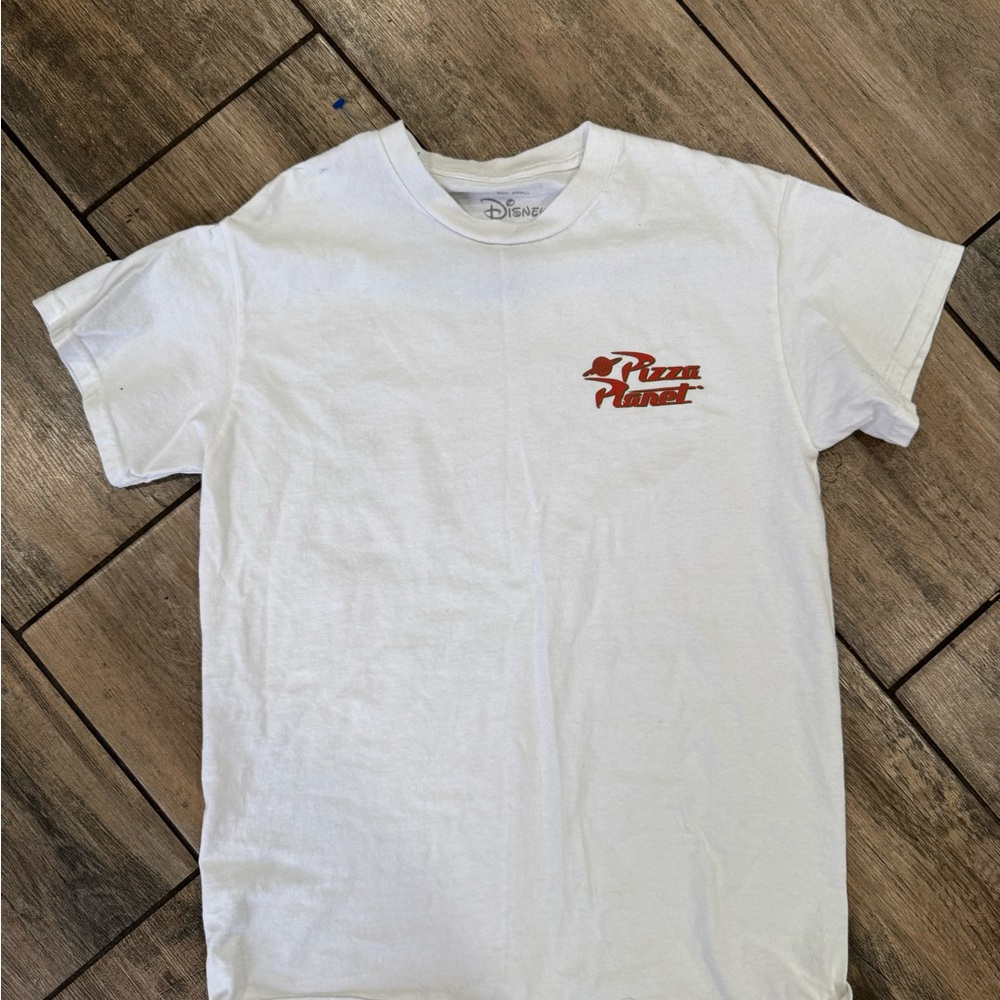 Disney White Pizza Planet T-Shirt